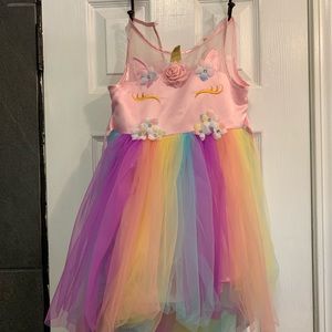 Girls unicorn dress